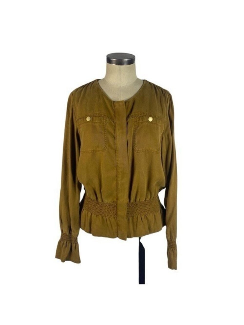 White House Black Market Jacket Medium Brown Tan
